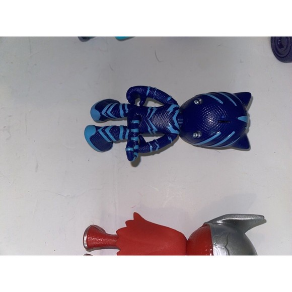 PJ Masks Catboy Owlette Gekko Figure Toy Lot Vehicles Night Ninja Owlet - Picture 13 of 16